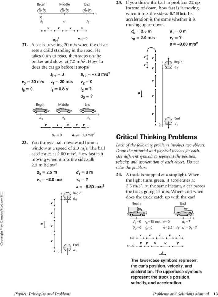 Glencoe Physics Principles And Problems Problems And