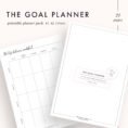 Goal Planner Goal Tracker Goal Setting Goal Worksheet Goal Printable  Planner Printable Goal Planning New Year's Resolutions