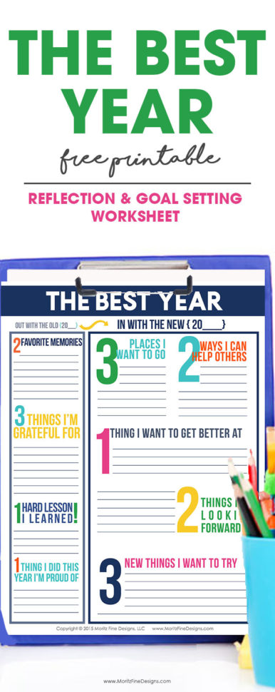 Goal Setting Worksheets For Kids  Adults  Free Printable