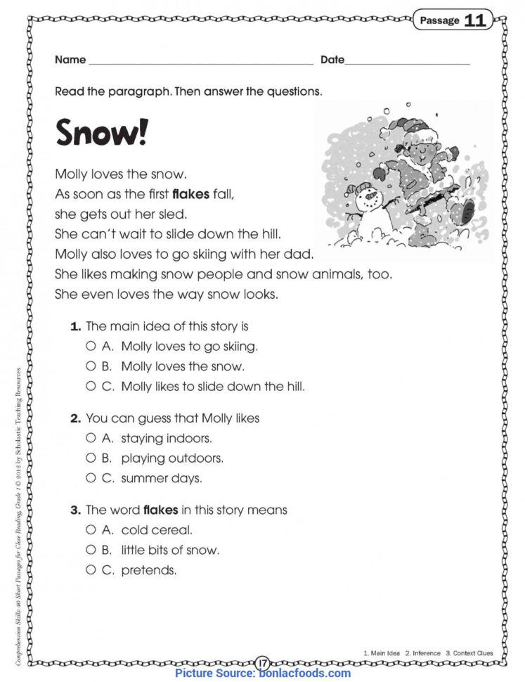 Good Free Reading Lessons For 2Nd Grade Worksheets For All