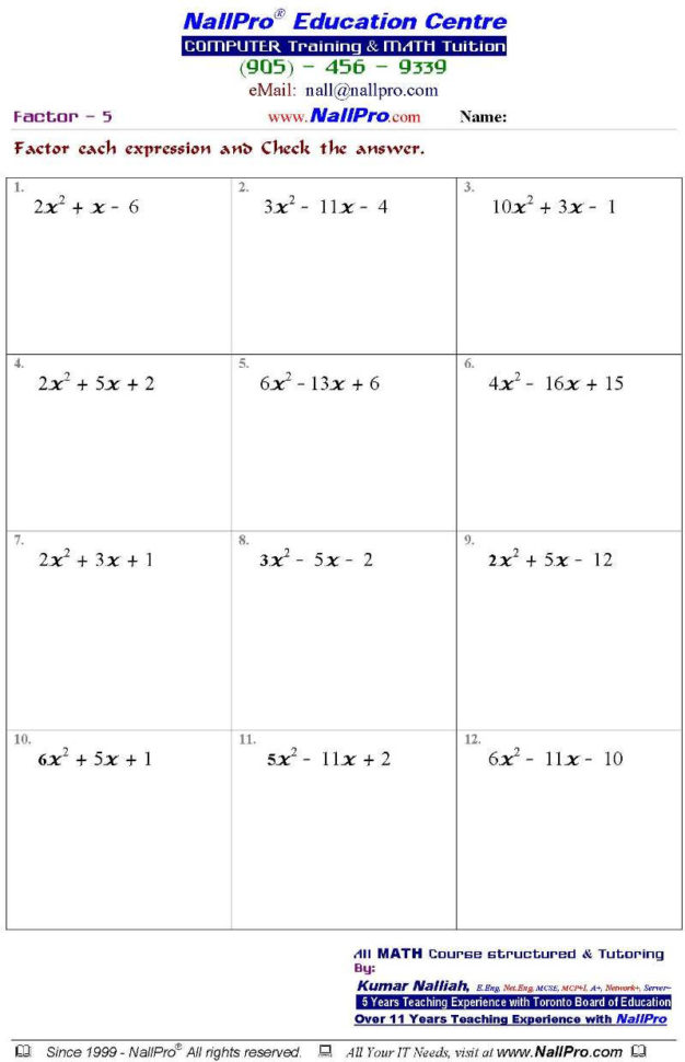 Grade 10 Mathematics