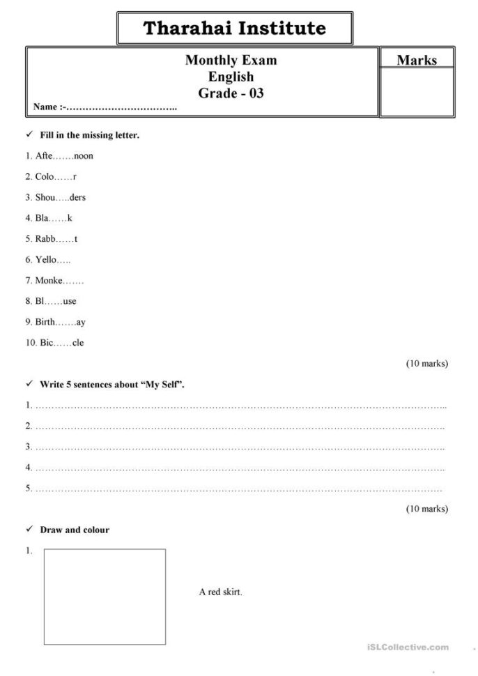 grade-3-english-monthly-exam-paper-english-esl-worksheets-db-excel