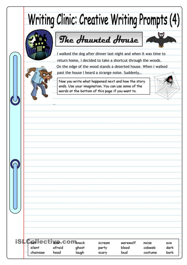 4Th Grade Creative Writing Worksheets