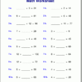 Grade 4 Multiplication Worksheets