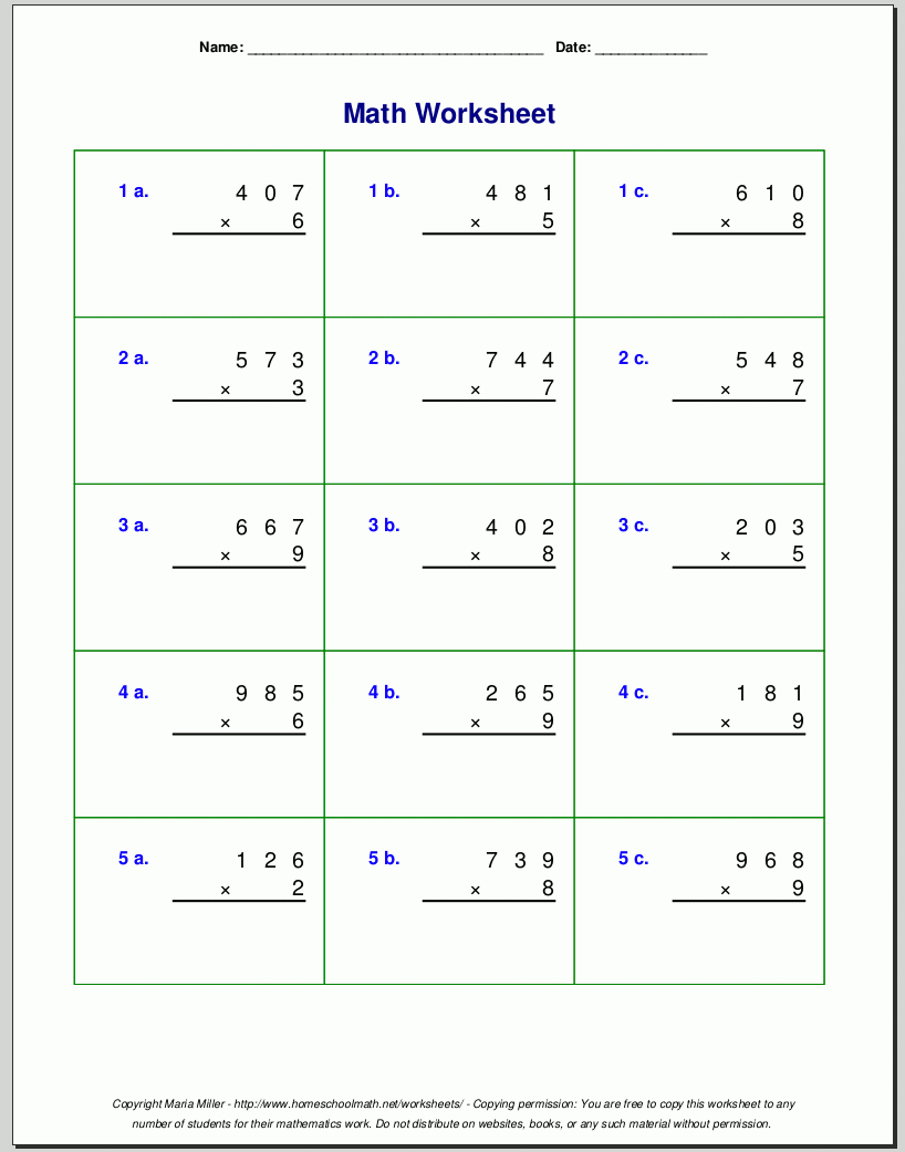 Multiply Using Partial Products 4Th Grade Worksheets Db excel