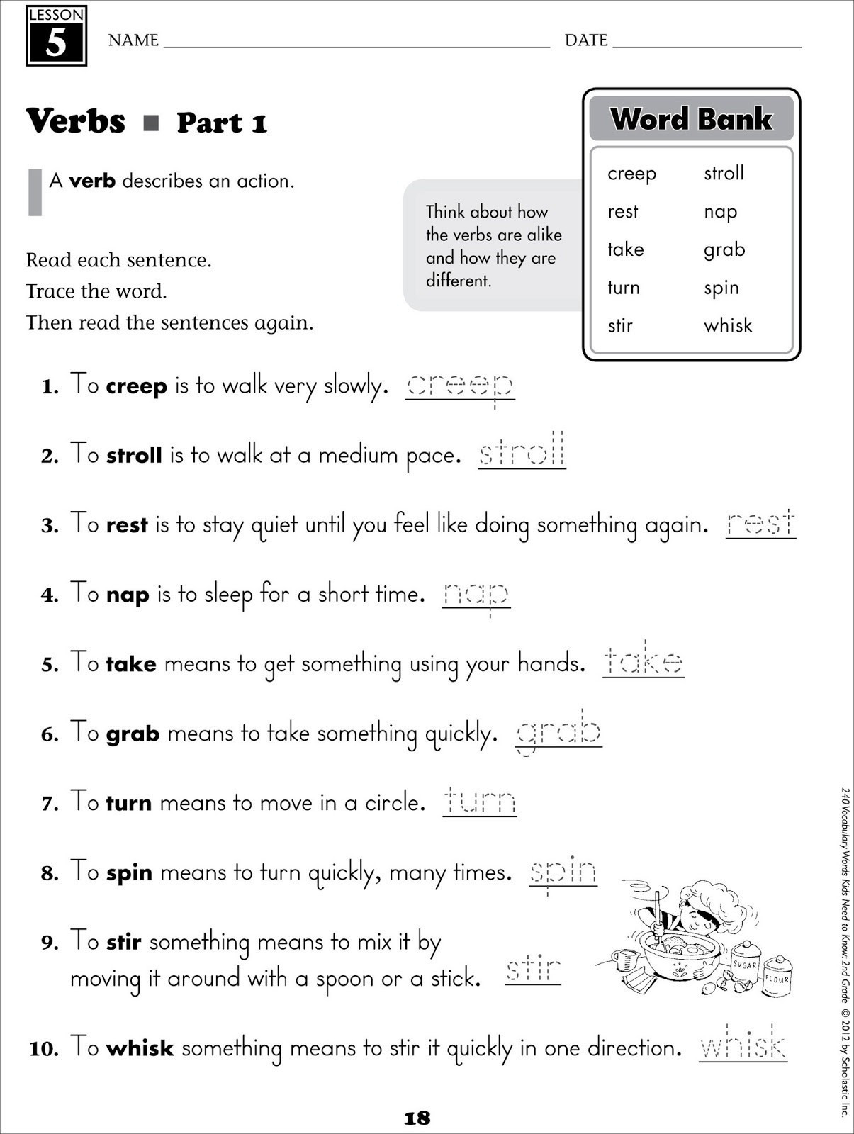 Fun English Worksheets For Grade 5