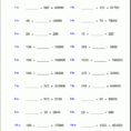 Grade 5 Multiplication Worksheets