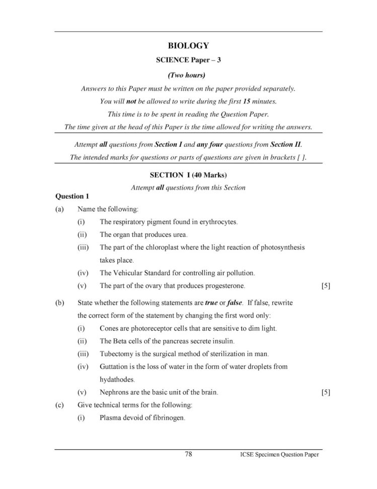 10Th Grade Biology Worksheets With Answers — db-excel.com