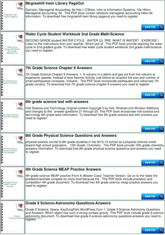 Grade 9 Science Worksheets – Huskypaperco