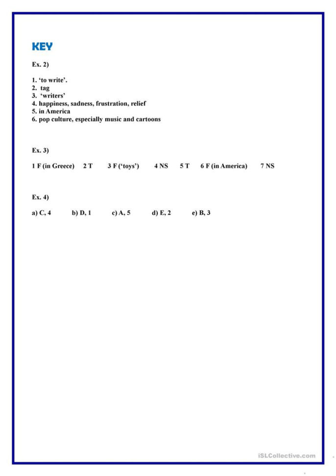 Graffiti  English Esl Worksheets