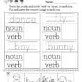 Grammar Review Worksheet  Free Kindergarten English