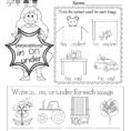 Grammar Worksheet  Free Kindergarten English Worksheet For Kids