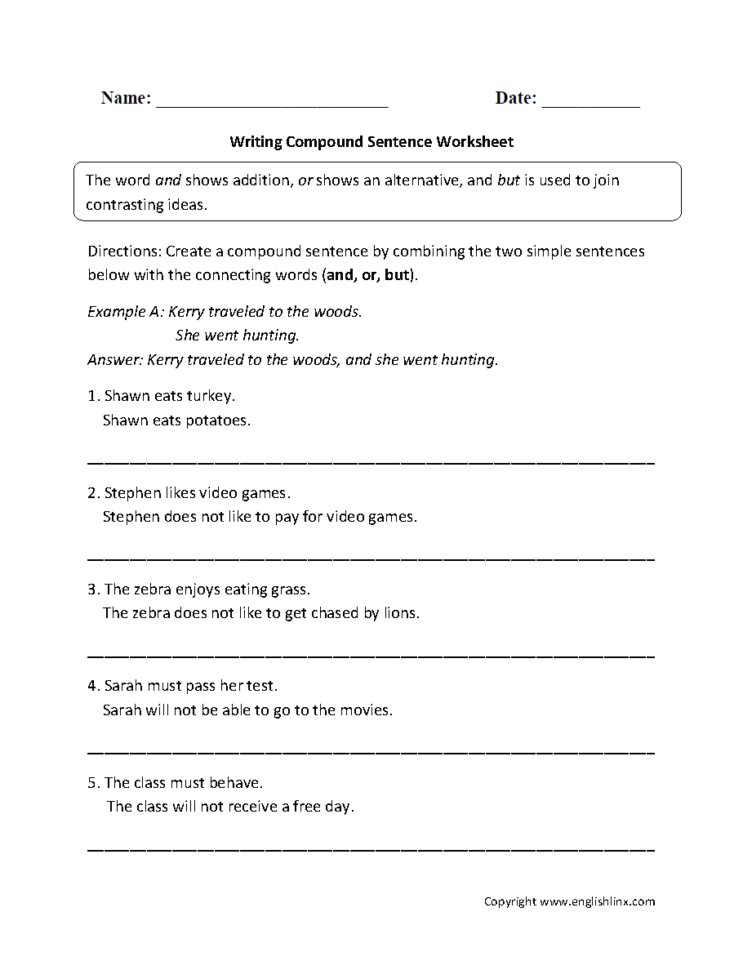 Grammar Worksheets  Sentence Structure Worksheets