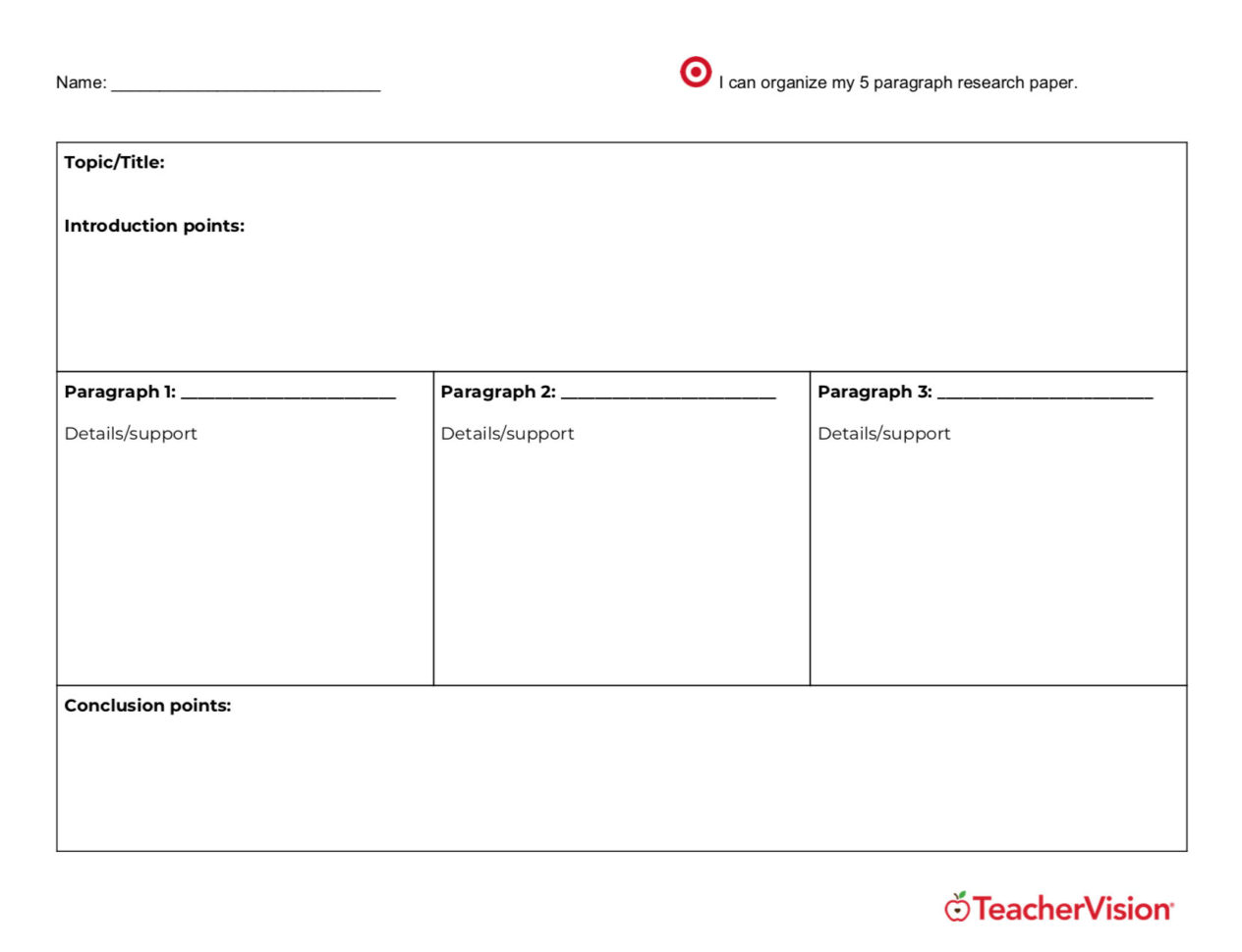 Graphic Organizers For Teachers Grades K12  Teachervision