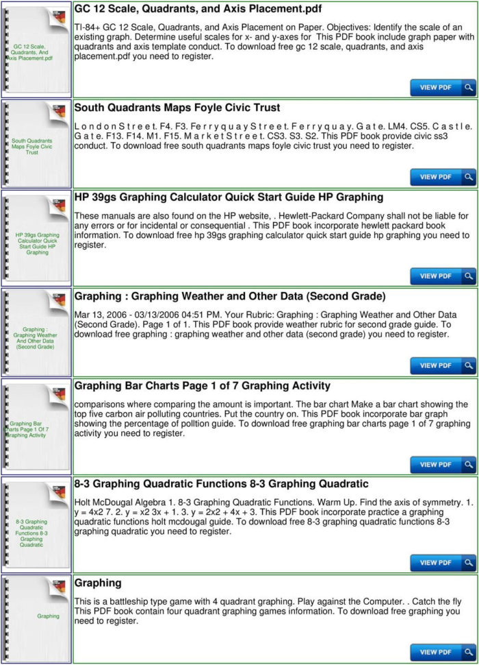 Graphing A Pictures Using All Four Quadrants  Pdf