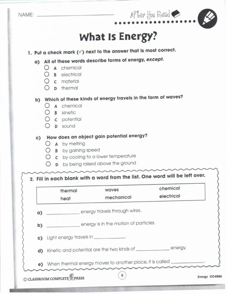 Graphing And Data Analysis Worksheet Answer Key