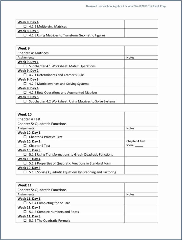 Graphing Quadratic Equations Worksheet