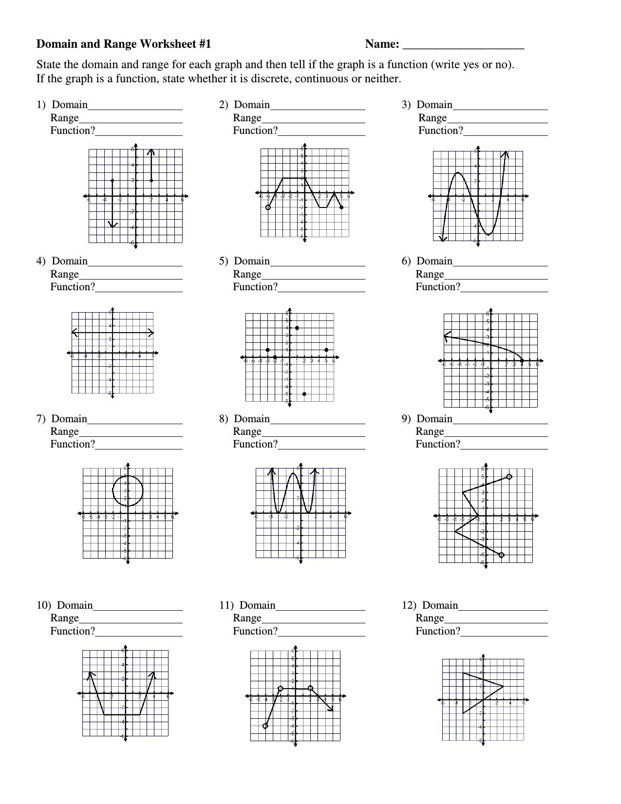 Graphing Rational Functions Worksheet 1 Horizontal Db excel