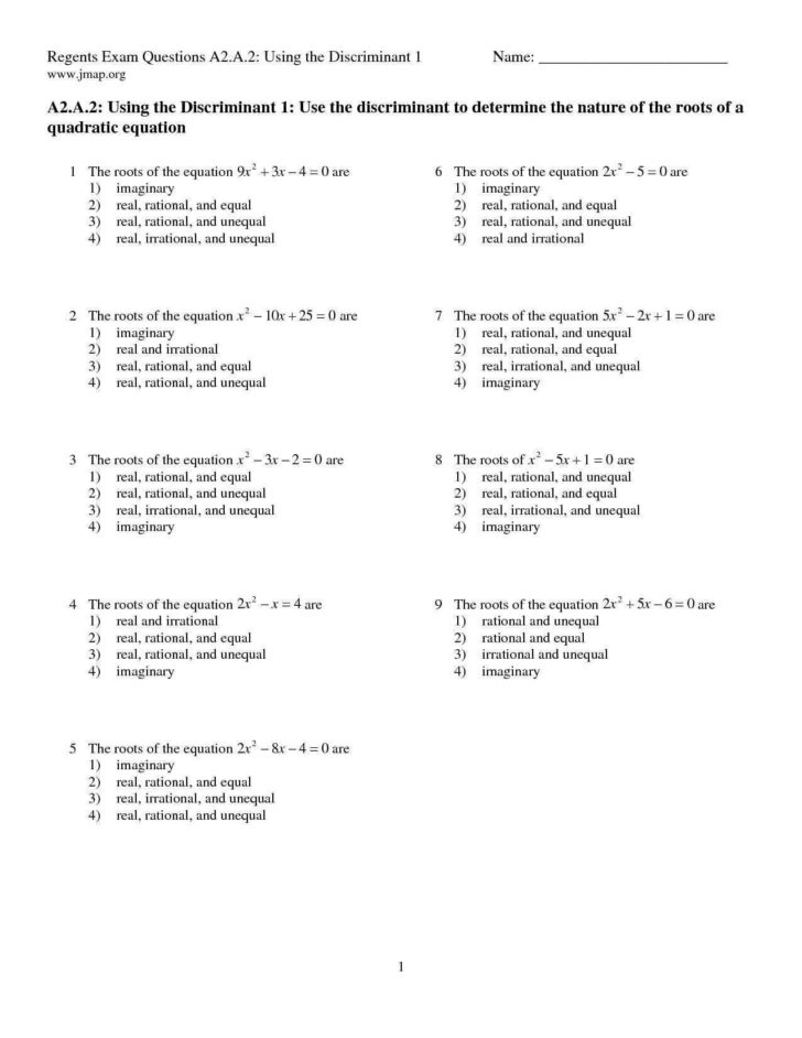 Graphing Rational Functions Worksheet