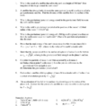 Gravitational Force Potential Energy And Potential Worksheet
