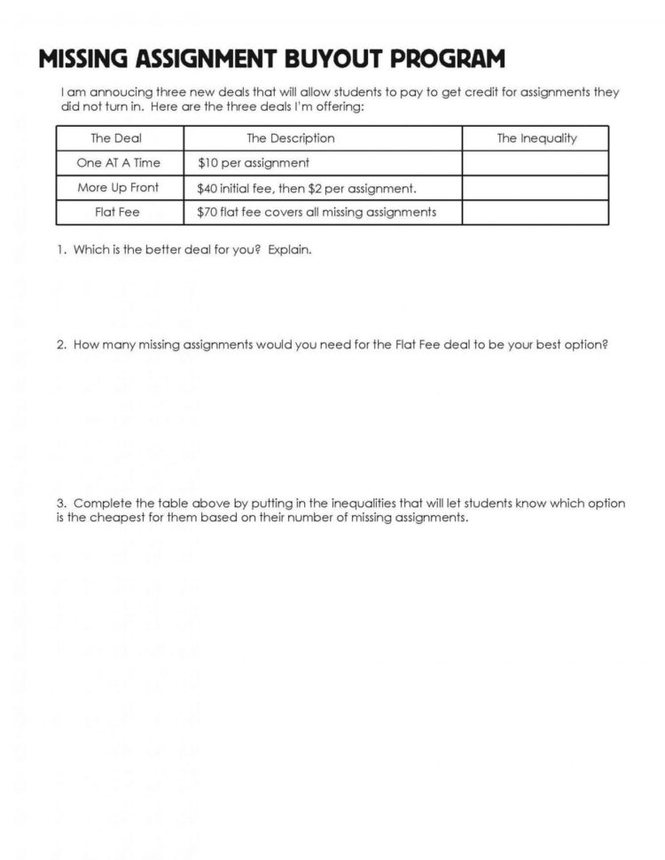 Greatest Common Factor Worksheet Answer Key