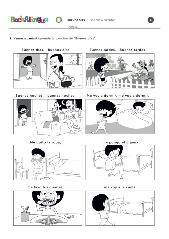 Greetings And Daily Routines  Worksheet  Rockalingua