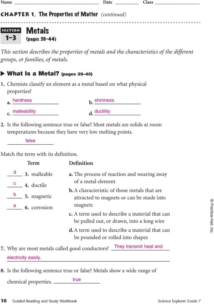 Chapter 15 Water And Aqueous Systems Worksheet Answers