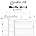 Handwriting Practice Sheets Uppercase  Lowercase Handwriting Worksheets  Pdf Printable