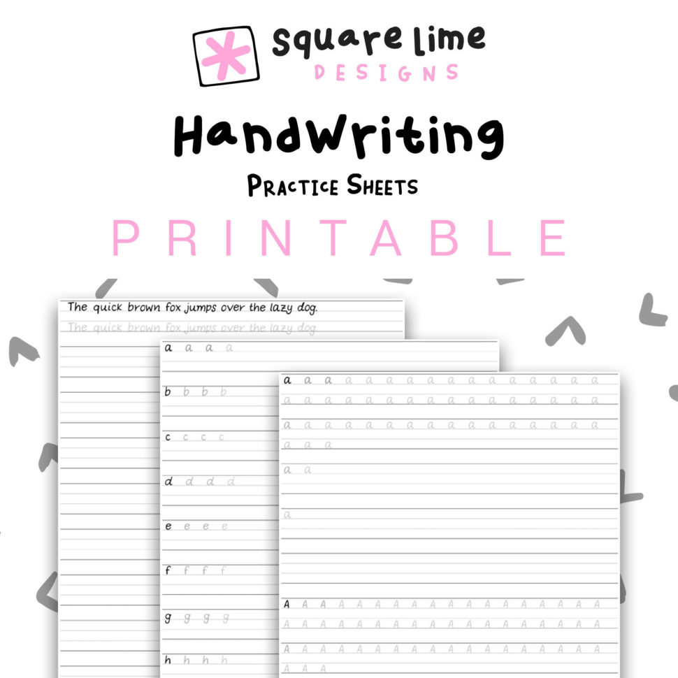 Handwriting Practice Sheets Uppercase Lowercase Handwriting Worksheets