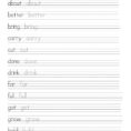 Handwriting Worksheets For Ft Grade Free