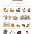 Happy Thanksgiving  English Esl Worksheets