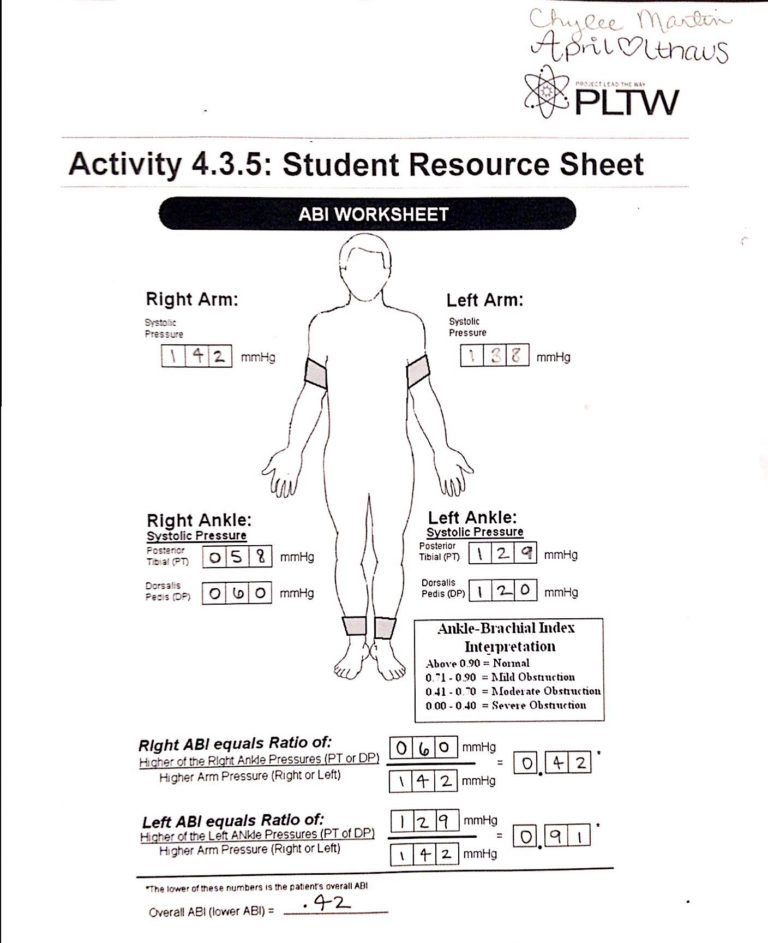 Ankle Brachial Index Worksheet db excel com Ankle Brachial Index Worksheet db excel com