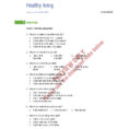 Healthy Lifestyle Worksheets Pdf