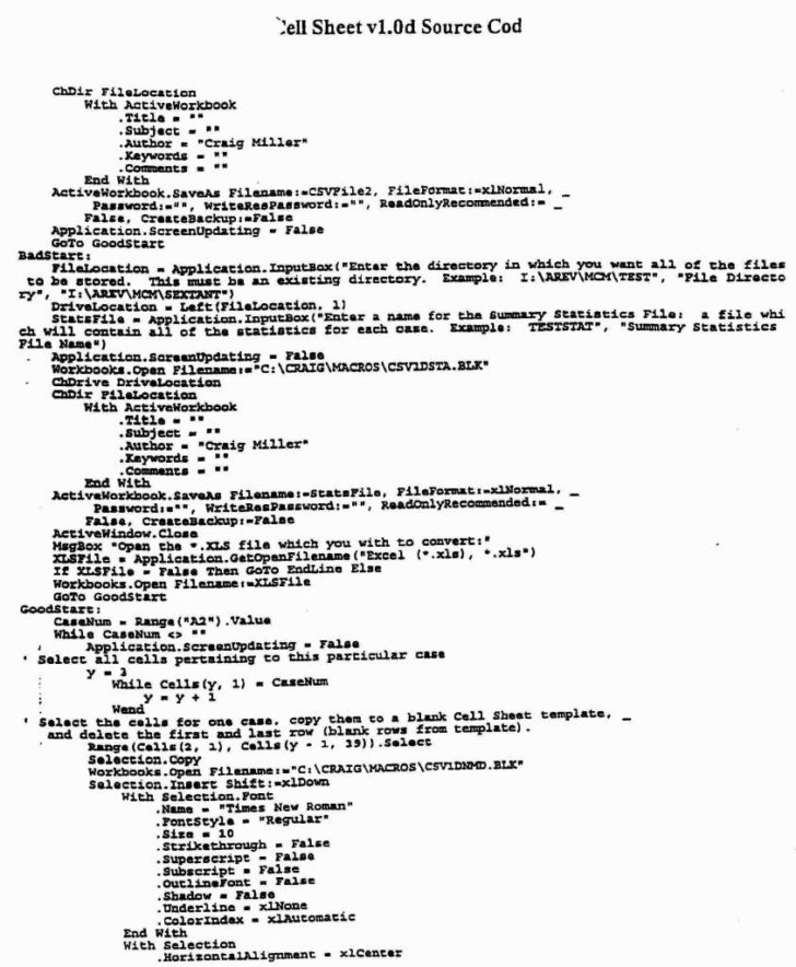 Population Calculation Worksheet