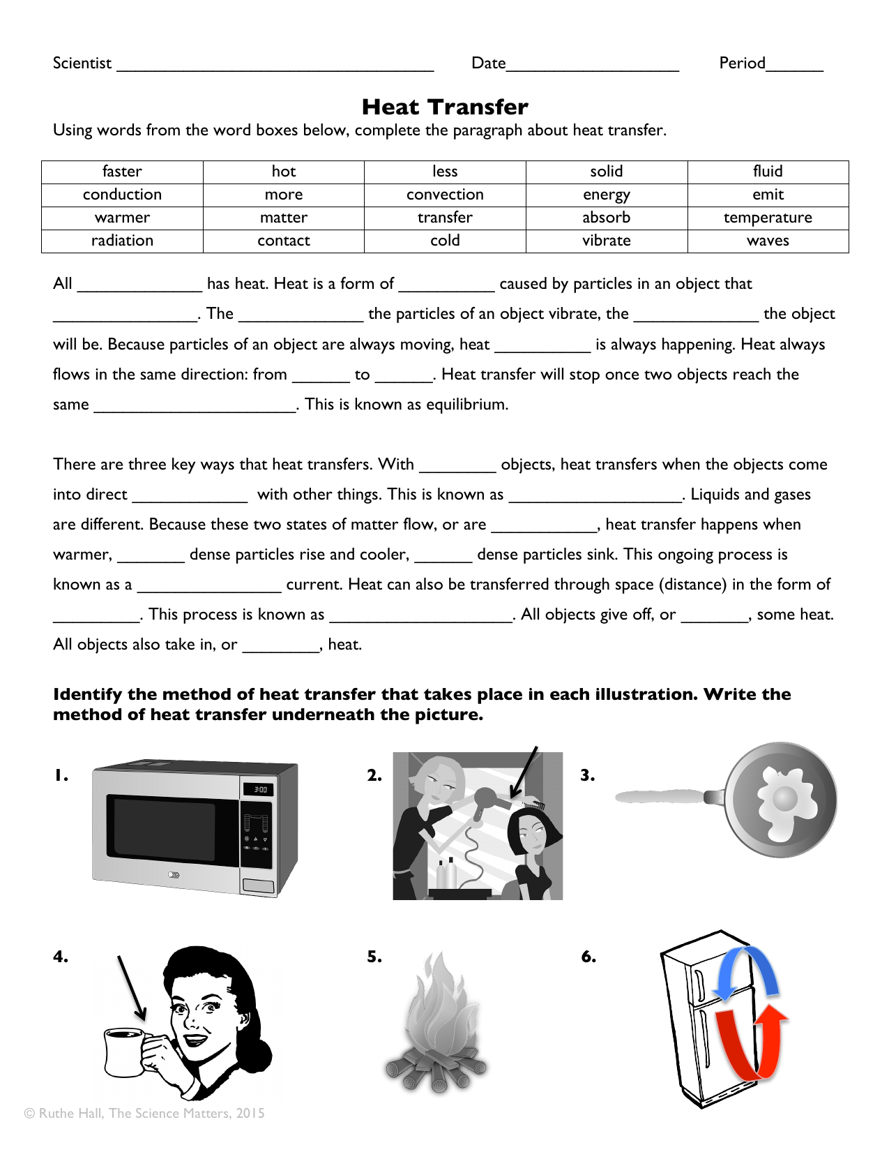 Free Printable Heat Transfer Worksheets Printable Templates