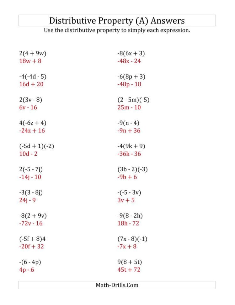 Help With Distributive Property Homework Thermodynamics