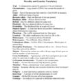 Heredity And Genetics Vocabulary