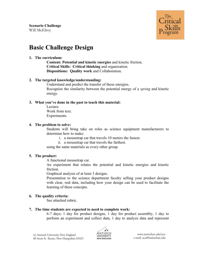 High School Science Lesson Plans