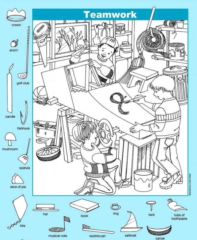Highlights Hidden Pictures Printable Worksheets
