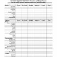 Home Construction Cost Spreadsheet Then Financial Statement