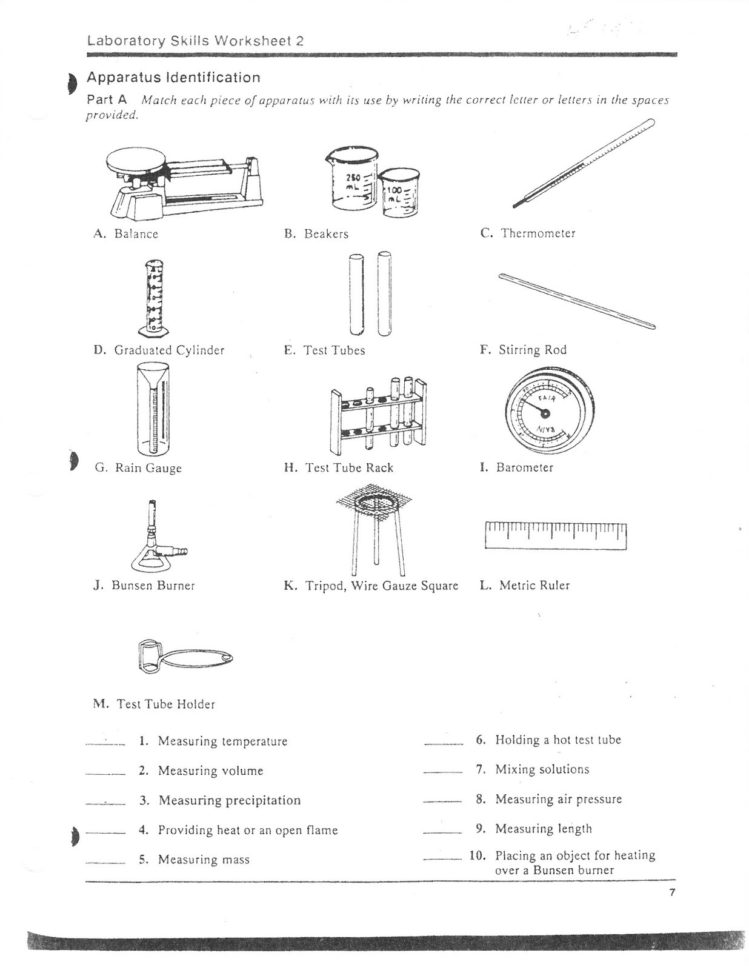 Home Entertainment Equipment Lab Equipment Names Worksheet