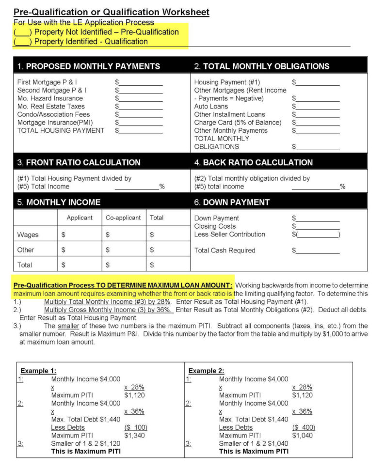 Home Loan Spreadsheet And Mortgage Pipeline Spreadsheet