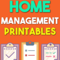Home Management Printables  Free Organization And Budgeting