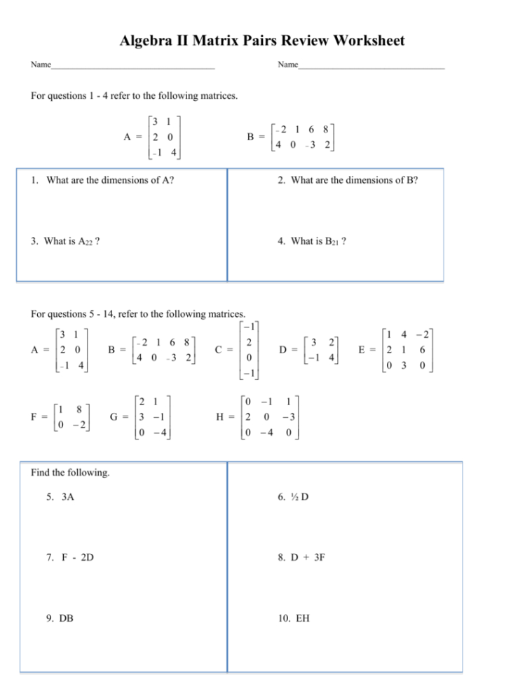 matrices-worksheet-with-answers-db-excel