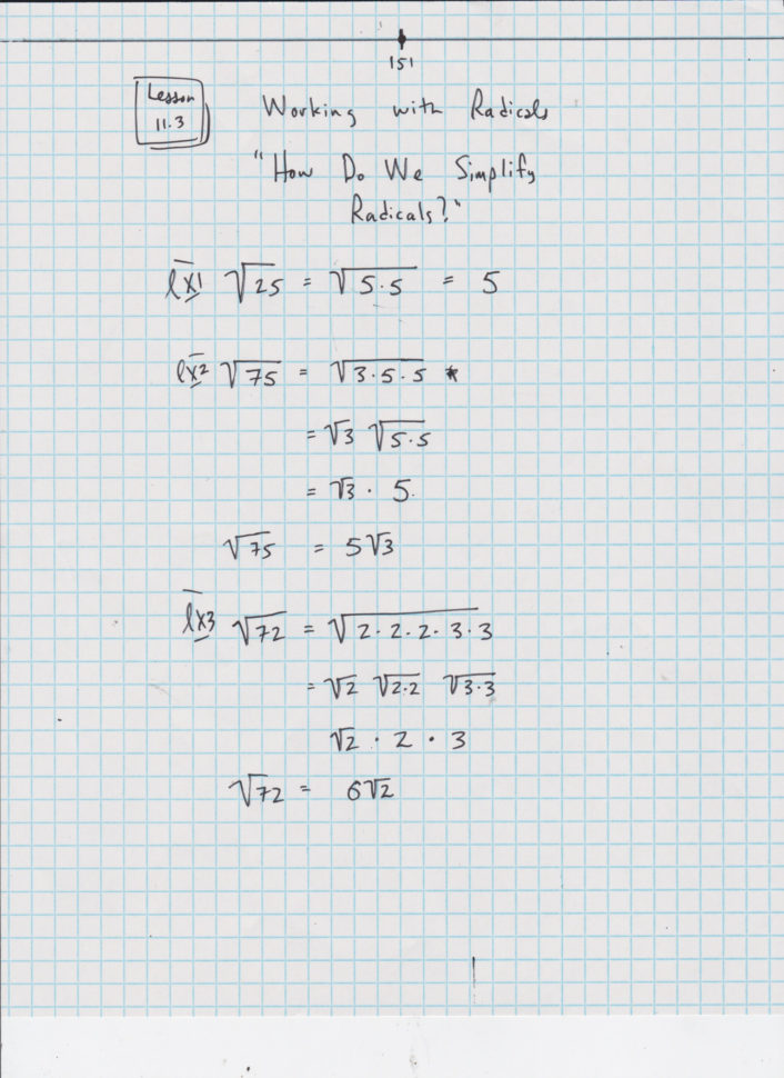 Honors Algebra Today's Work  Have A Problem Use Math To