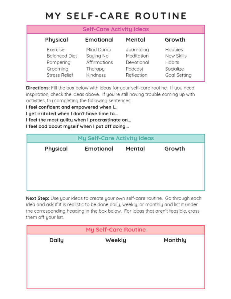 How To Create A Selfcare Routine You'll Love  Tiny Ramblings