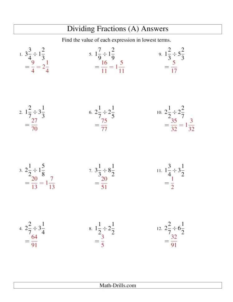 How To Divide And Simplify Fractions Math – Luckypicksclub