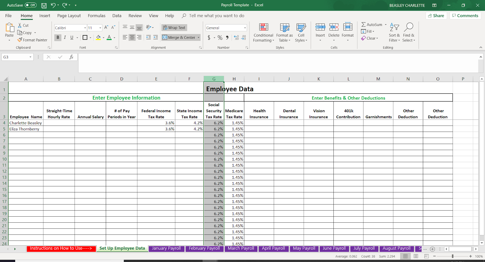 How To Do Payroll In Excel  Free