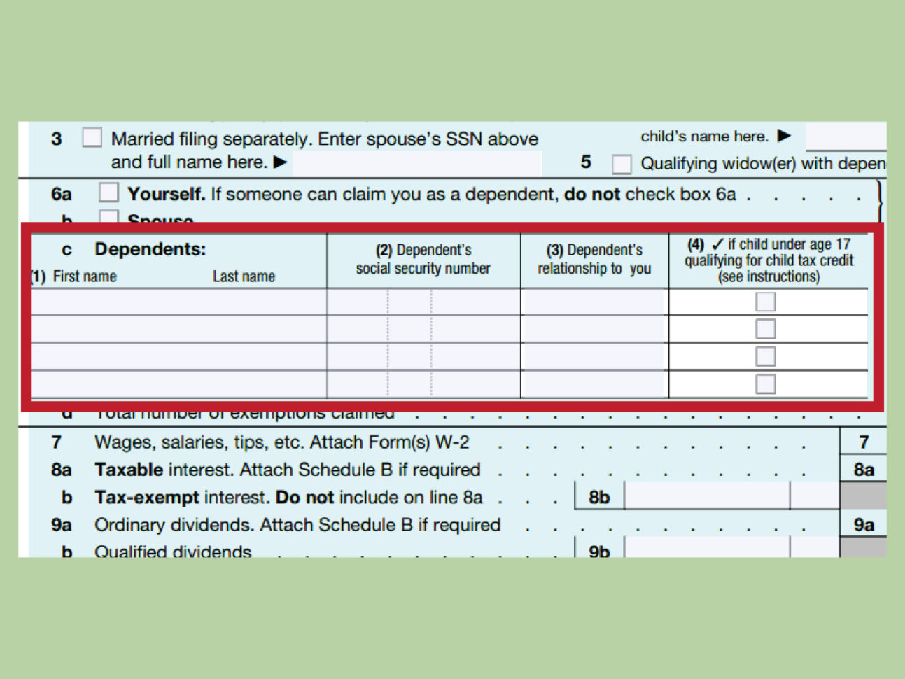 How To Fill Out A Us 1040X Tax Return With Form  Wikihow