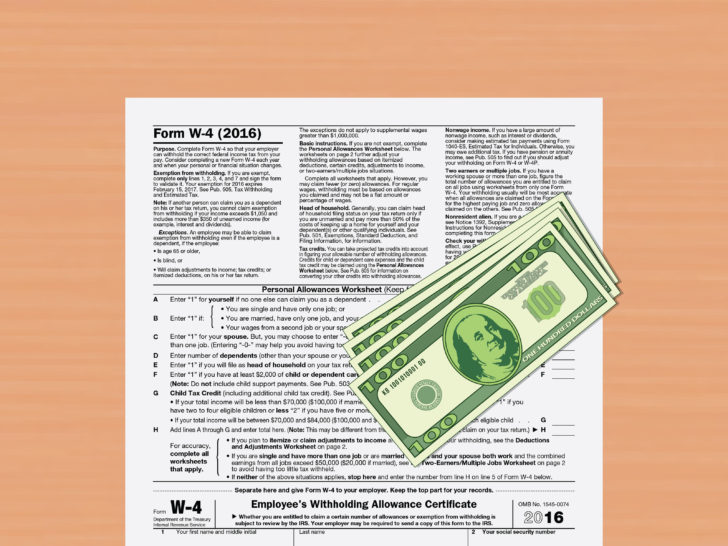 Personal Allowances Worksheet Help